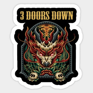 3 DOORS DOWN BAND Sticker